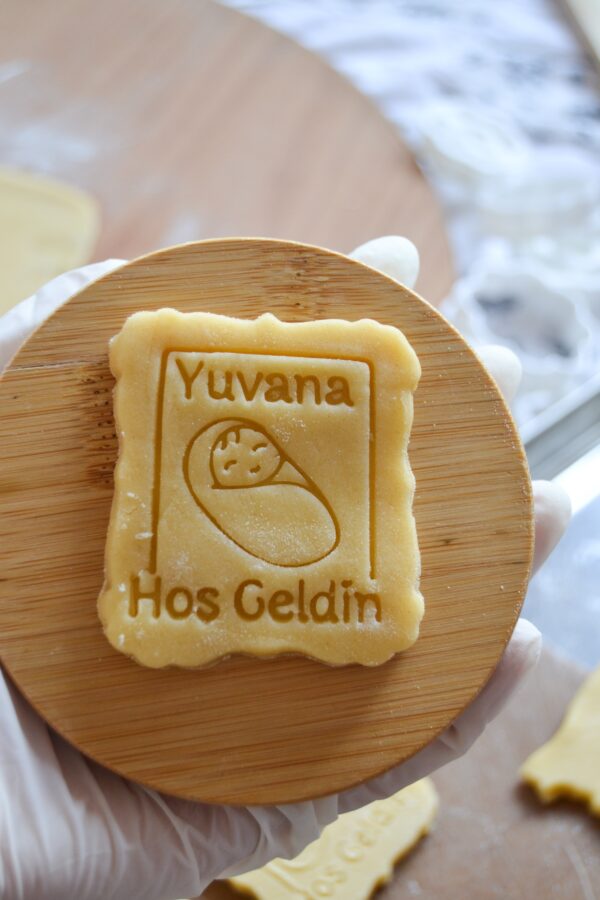 Yuvana Hoşgeldin(ERKEK BEBEK) Kurabiye Kalıbı - Görsel 2
